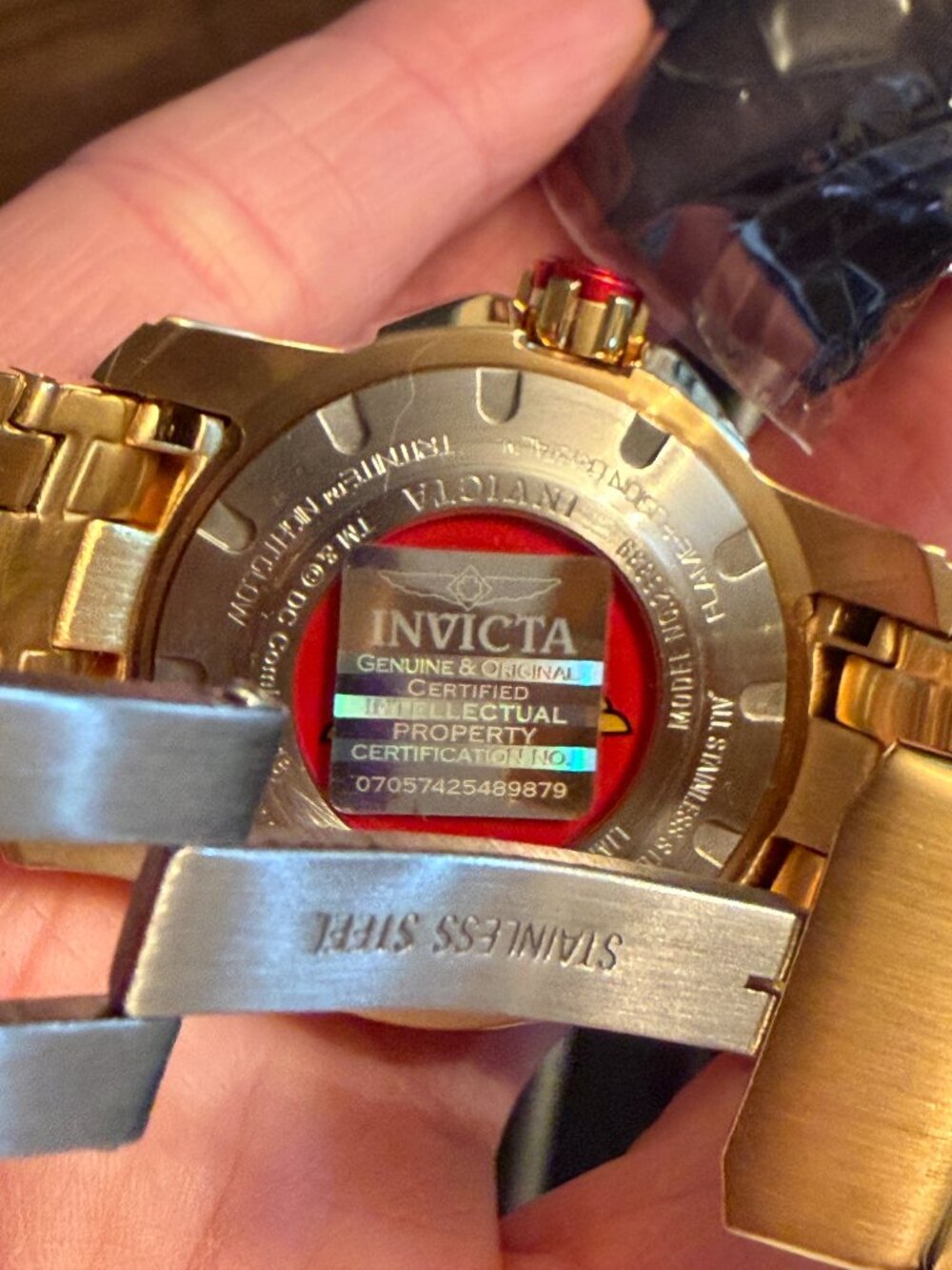 Invicta - Wonder Woman Watch - Gold, Red, Blue - OS - Picture 2 of 4